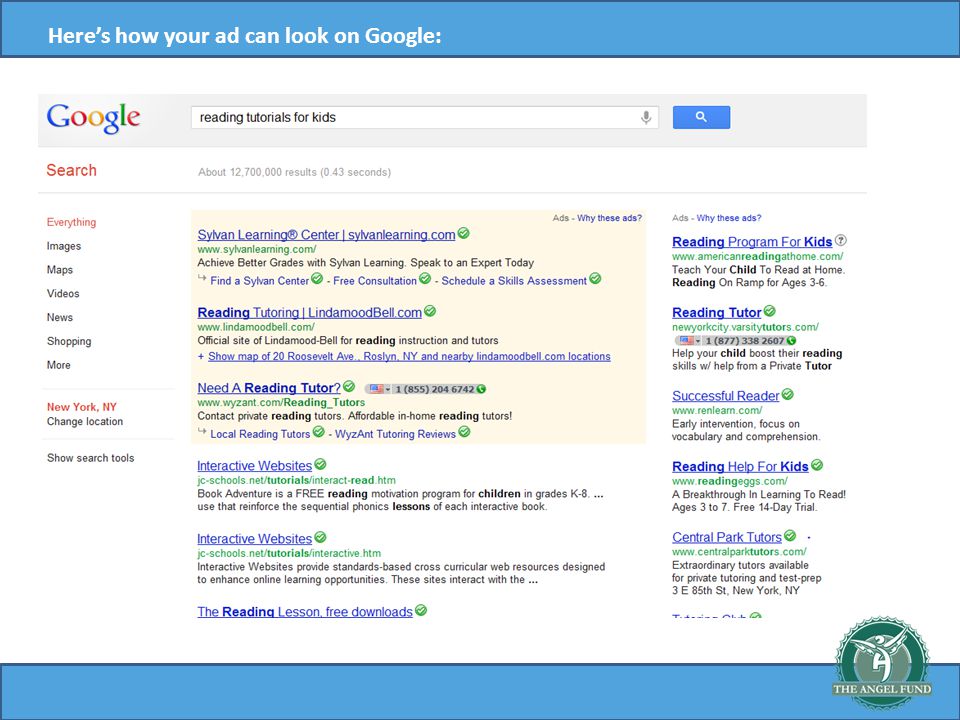 Heres how your ad can look on Google: