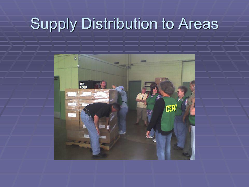 Supply Distribution to Areas