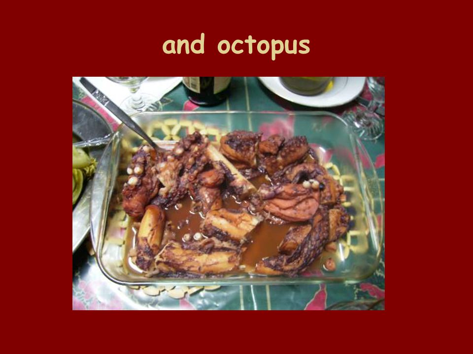 and octopus