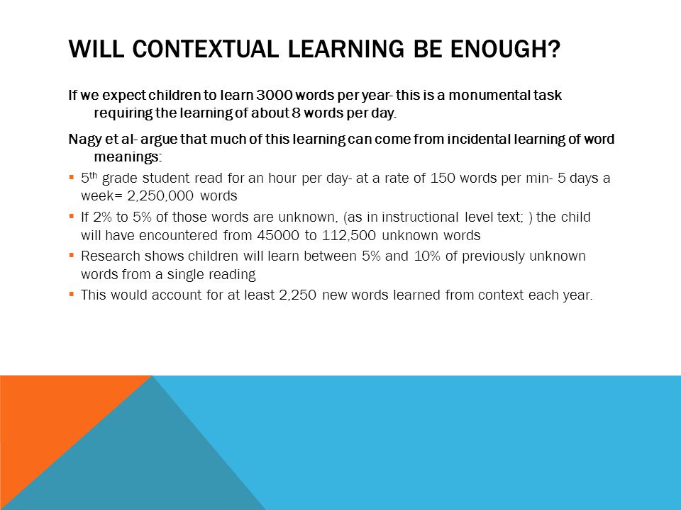 TEACHING VOCABULARY TO SUPPORT READING COMPREHENSION CAMDENVILLE PS. - ppt  download