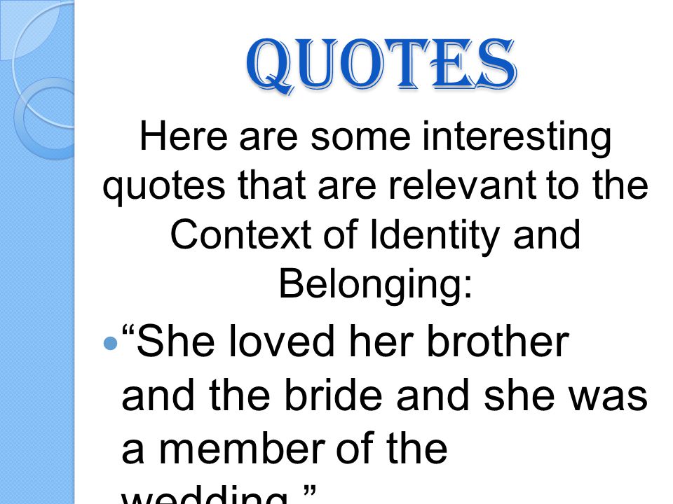 Writing In Context The Member Of The Wedding By Carson Mccullers