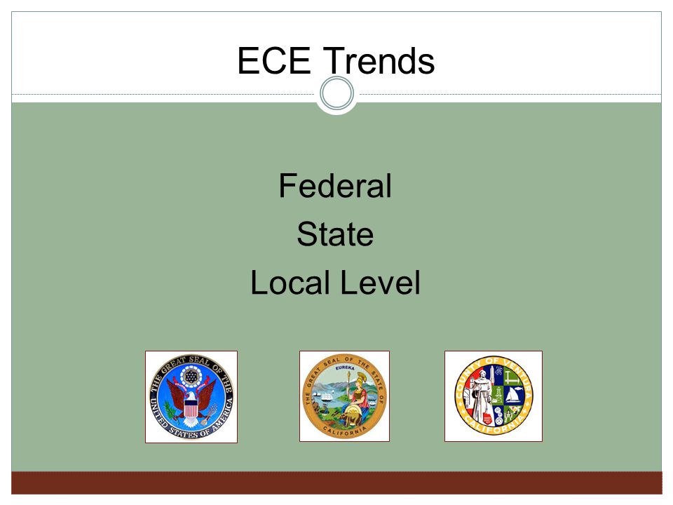 Federal State Local Level ECE Trends