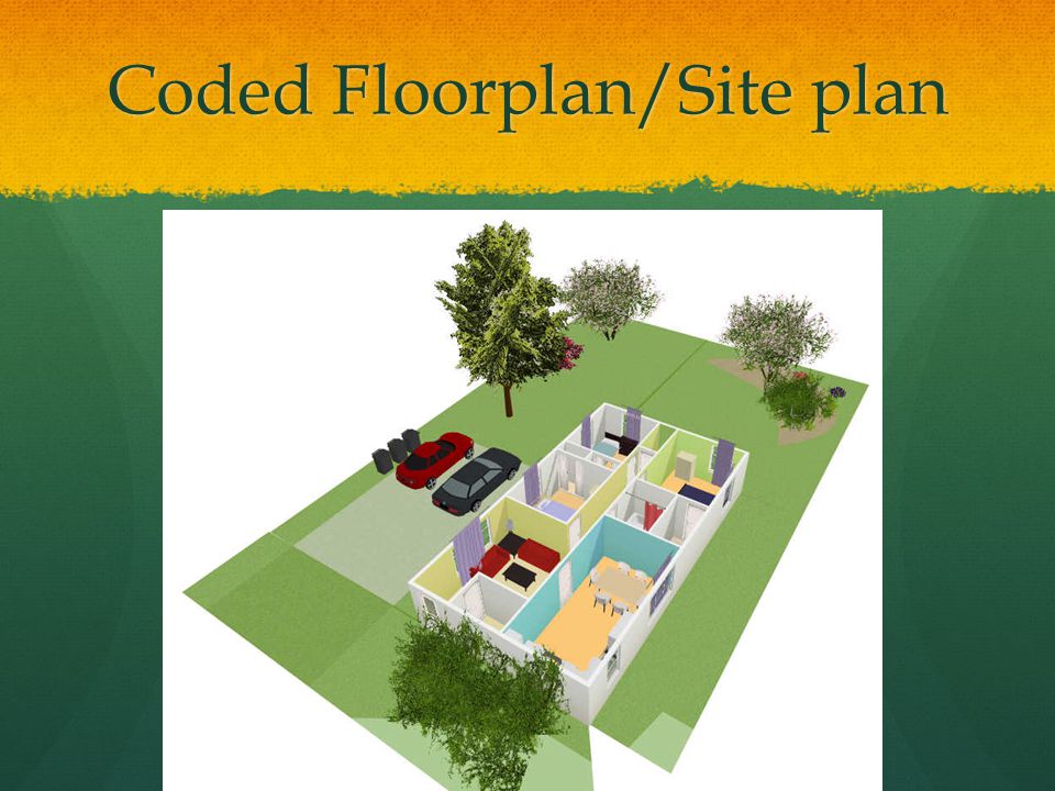 Coded Floorplan/Site plan