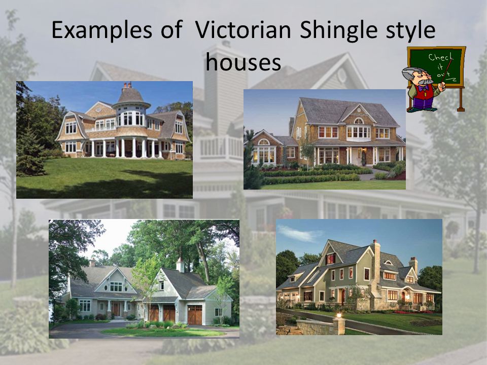 Examples of Victorian Shingle style houses