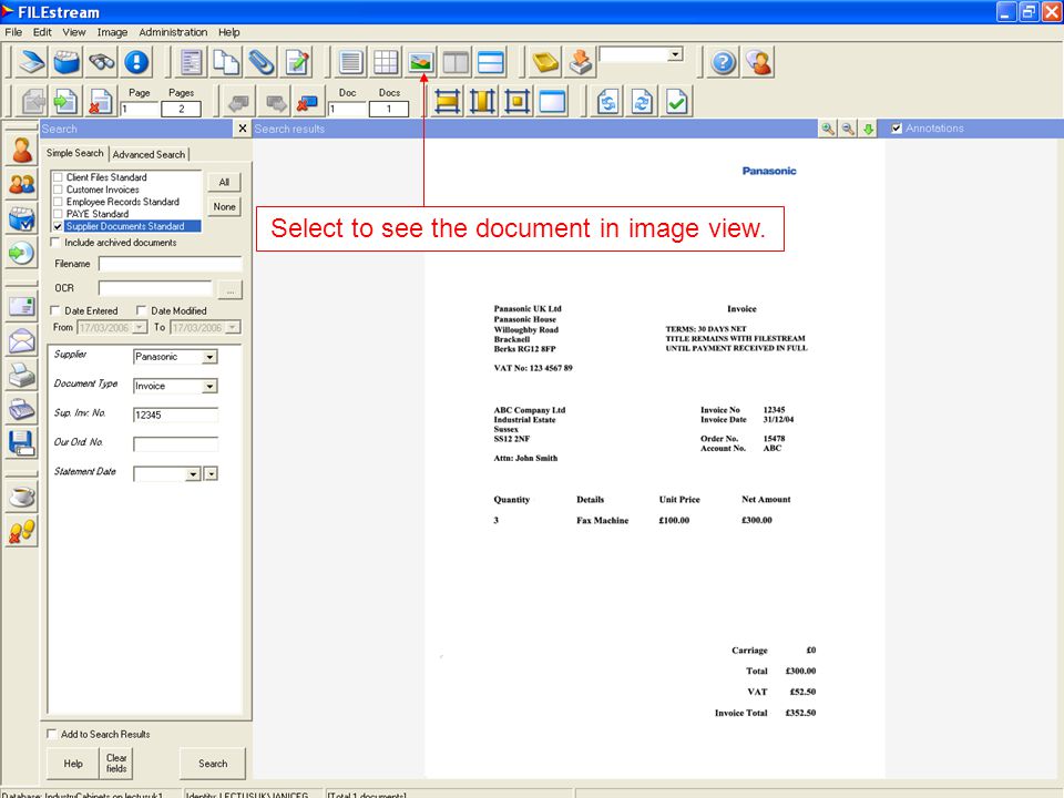 Select to see the document in image view.