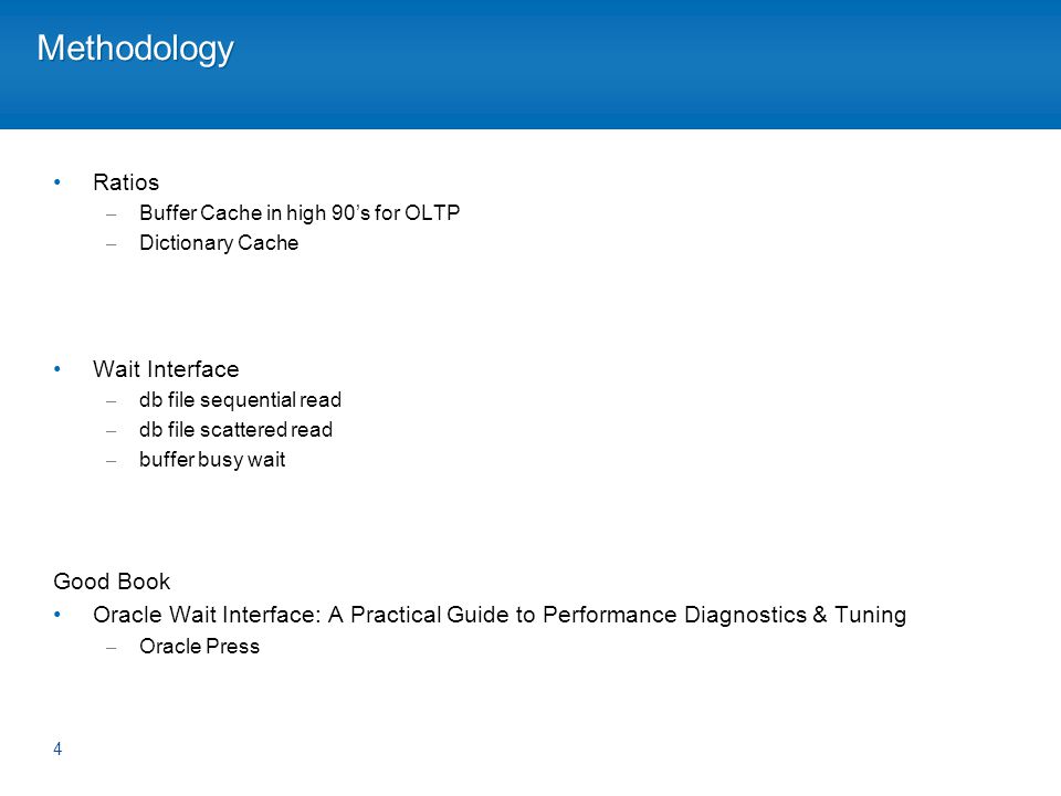 A Practical Guide to Performance Diagnostics & Tuning Oracle Wait Interface 