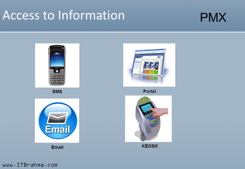 PMX Access to Information SMS KEOSK  Portal