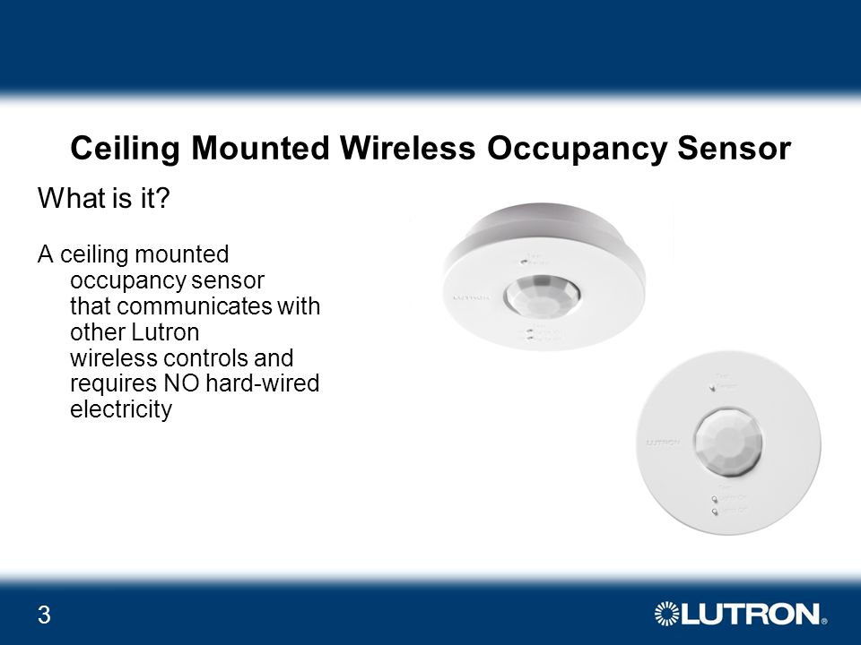 1 Product Knowledge Presentation Ceiling Mounted Wireless
