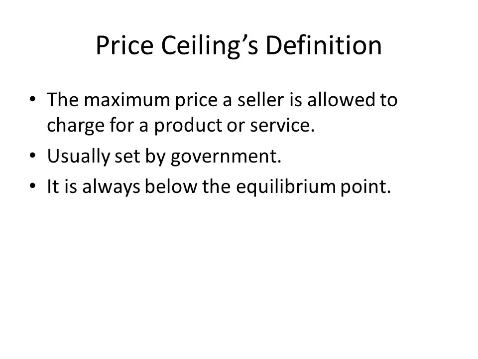 Price Ceiling And Government Alex Zhou Benz Ceiling Ppt