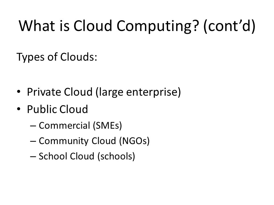 What is Cloud Computing.