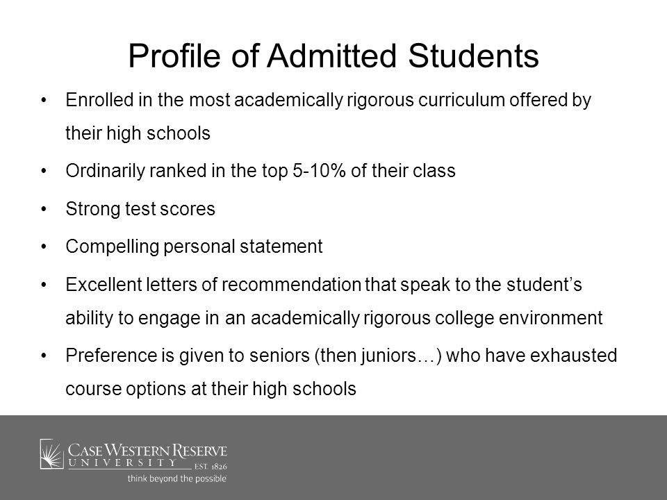 pre college scholars program post secondary enrollment case western letter of recommendation