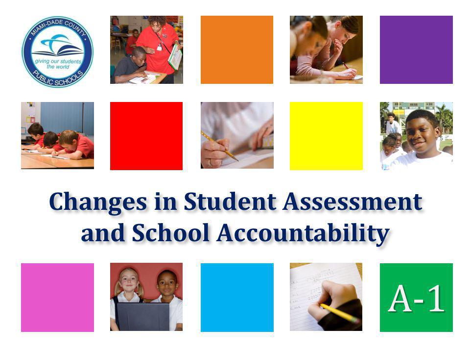 Changes in Student Assessment and School Accountability A-1