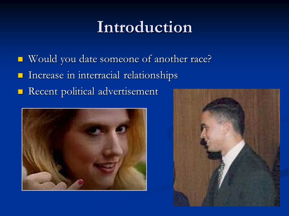 Interracial dating attitudes among college students