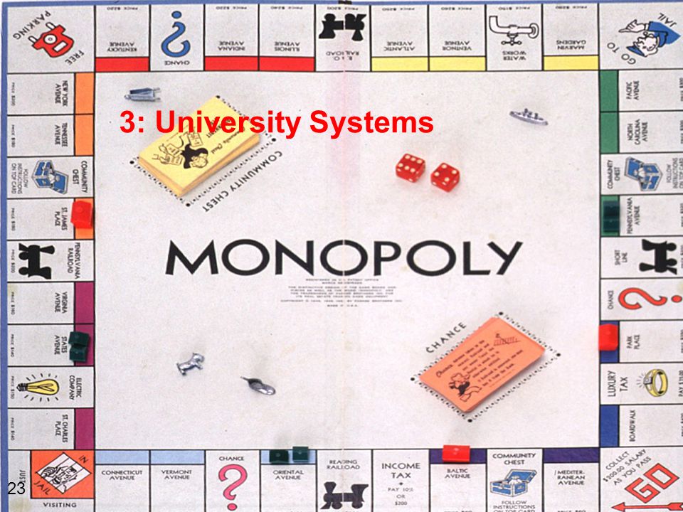 3: University Systems 23