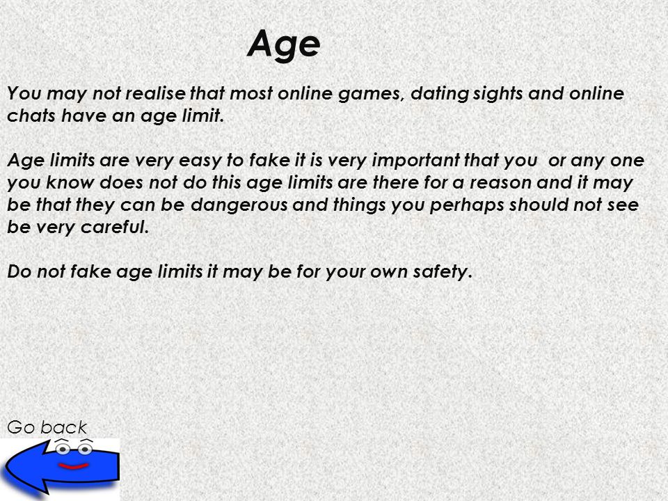 online dating age limits