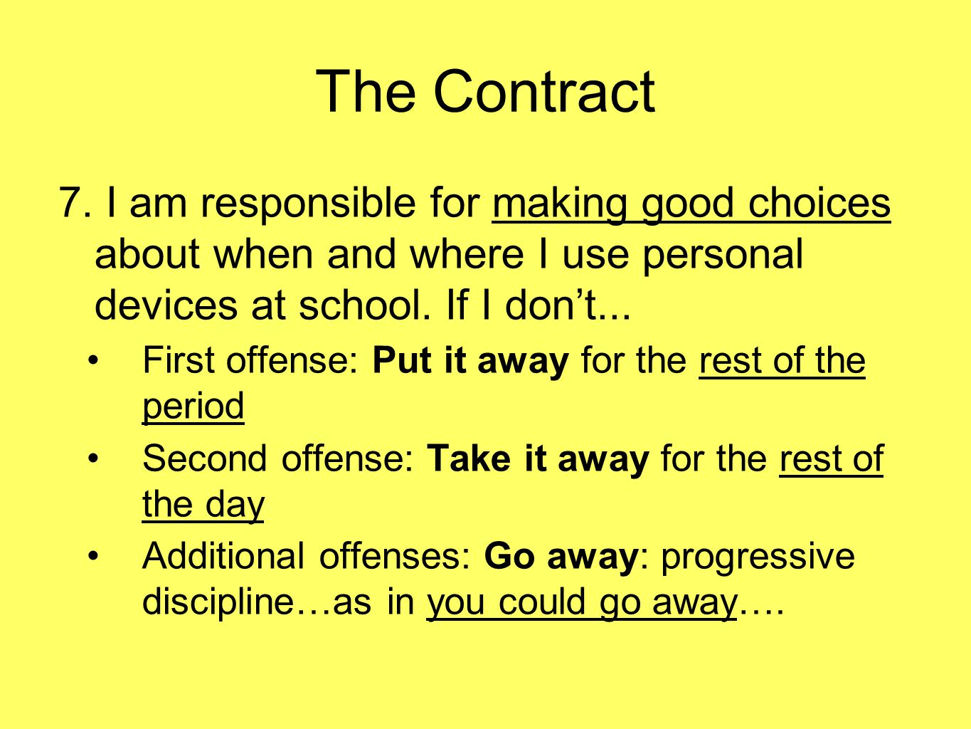 The Contract 7.