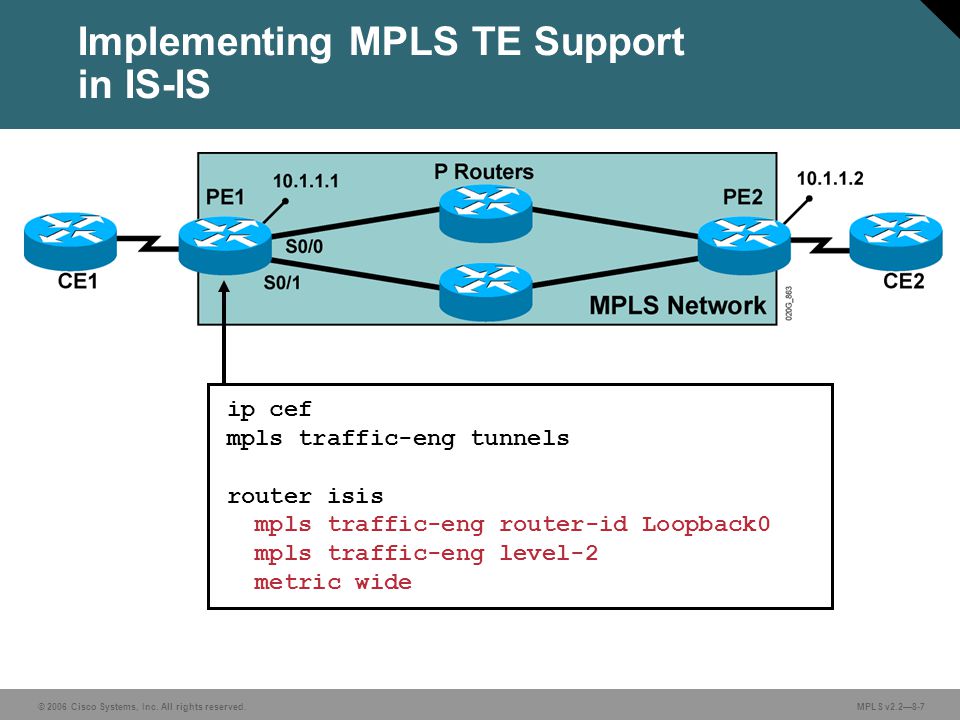 06 Cisco Systems Inc All Rights Reserved Mpls V Mpls Te Overview Configuring Mpls Te On Cisco Ios Platforms Ppt Download