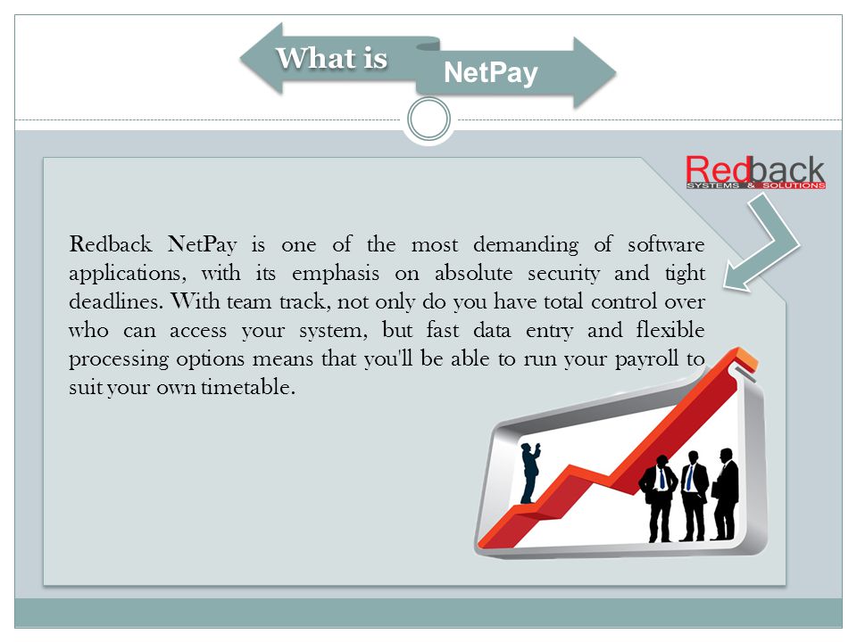 Redback NetPay is one of the most demanding of software applications, with its emphasis on absolute security and tight deadlines.