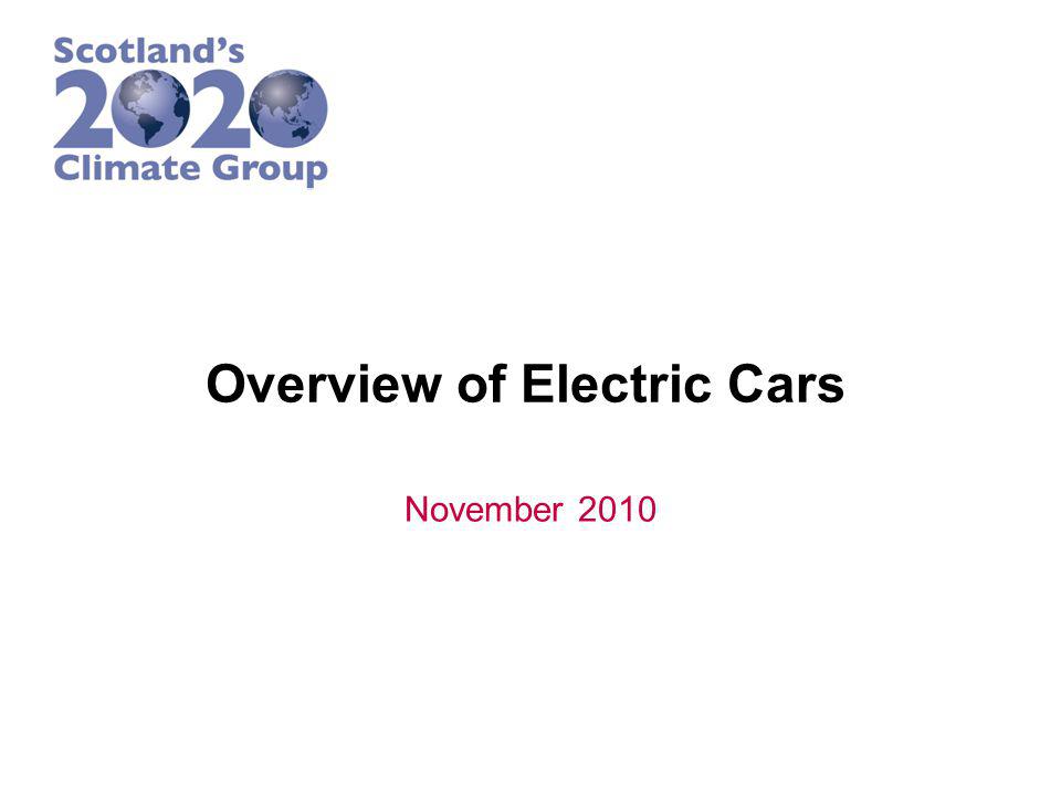 Overview of Electric Cars November 2010