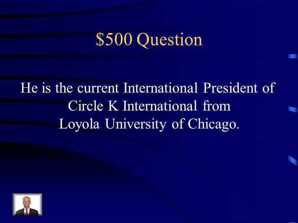 $400 Answer Stefan Ludlow