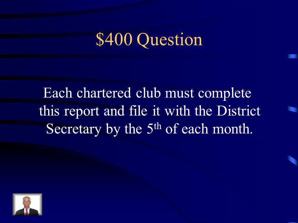 $300 Answer Interclub