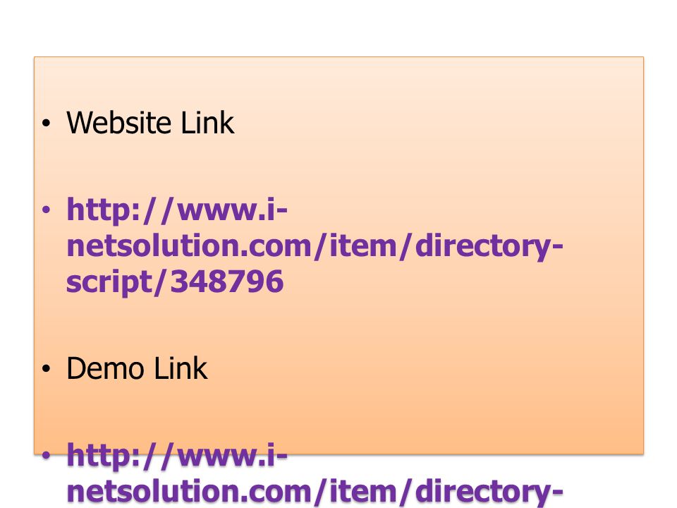 Website Link   netsolution.com/item/directory- script/ Demo Link   netsolution.com/item/directory- script/live_demo/ Website Link   netsolution.com/item/directory- script/ Demo Link   netsolution.com/item/directory- script/live_demo/348796