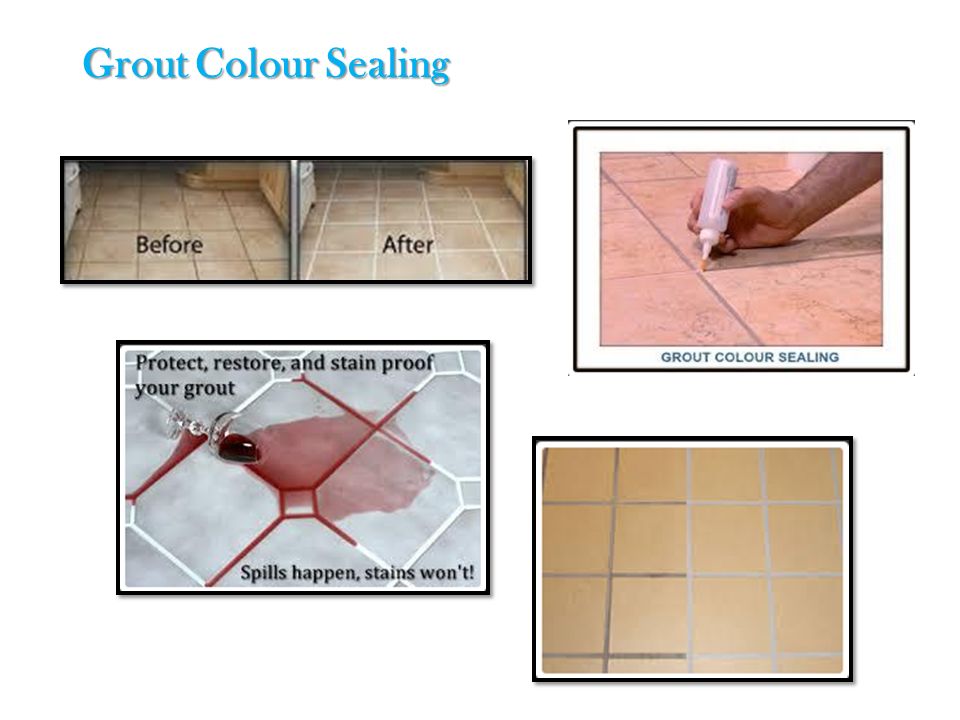 Grout Colour Sealing