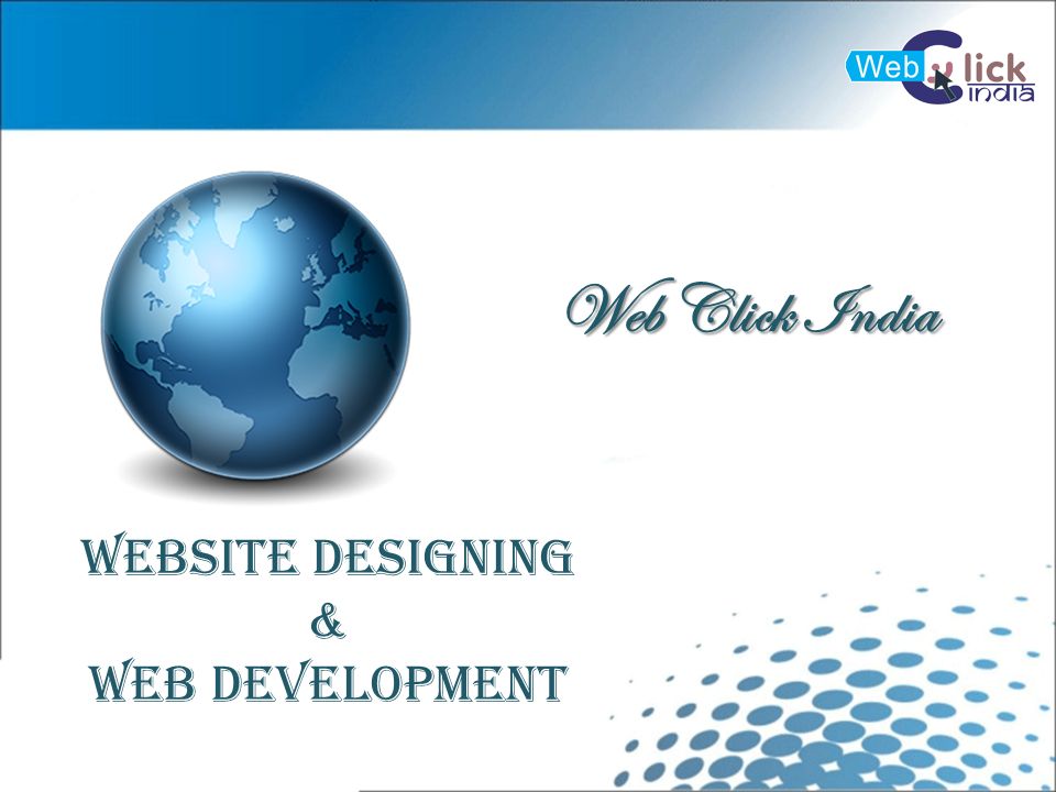 Website Designing & Web Development Web Click India
