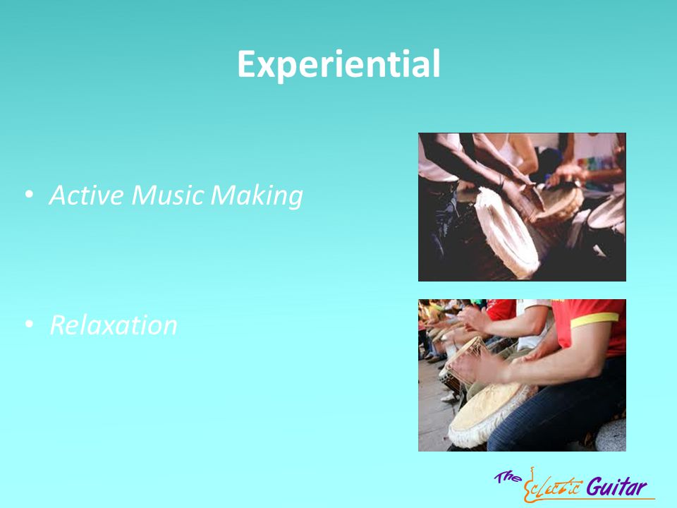Experiential Active Music Making Relaxation