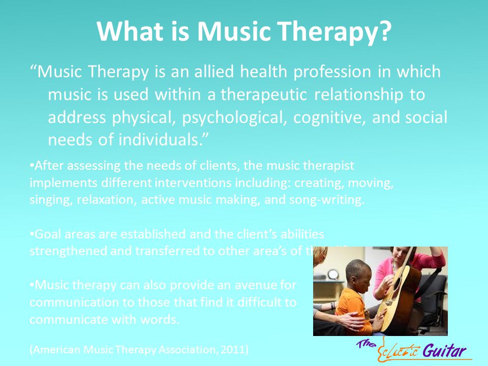What is Music Therapy.