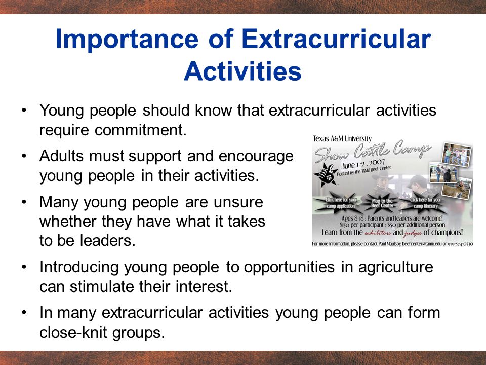 The Benefits of Extracurricular Activities for Students
