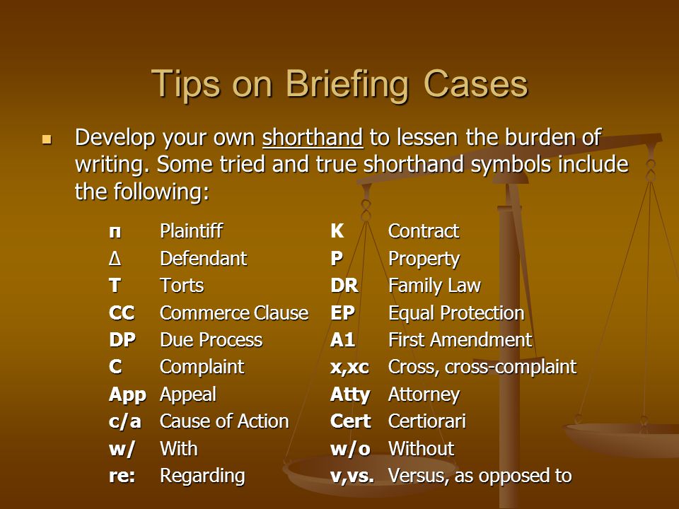 What Is The Symbol For Plaintiff And Defendant