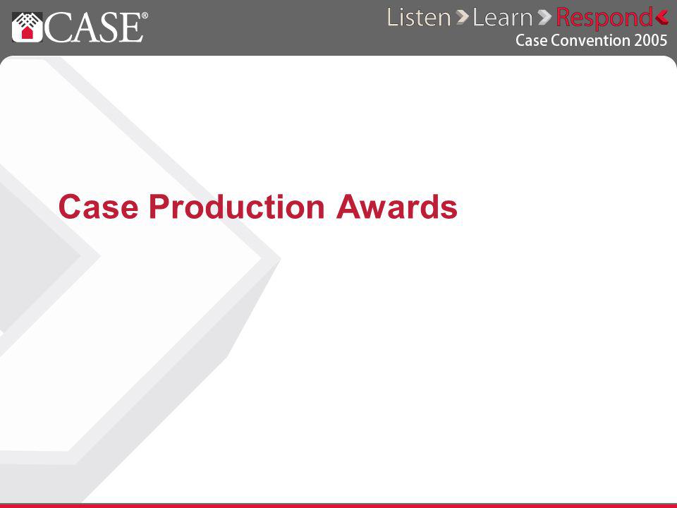 Case Production Awards