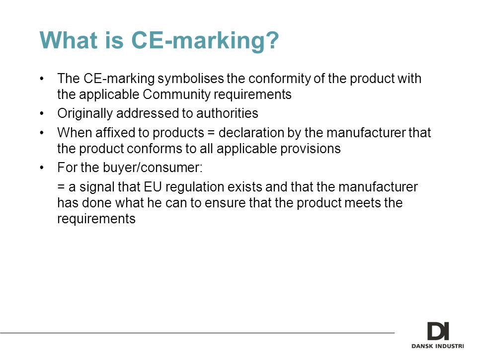 What is CE-marking.
