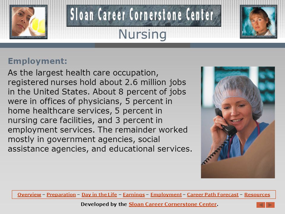 Earnings: Median annual earnings of registered nurses are about $62,450 in the United States.