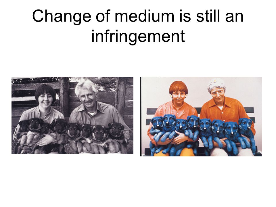 Change of medium is still an infringement