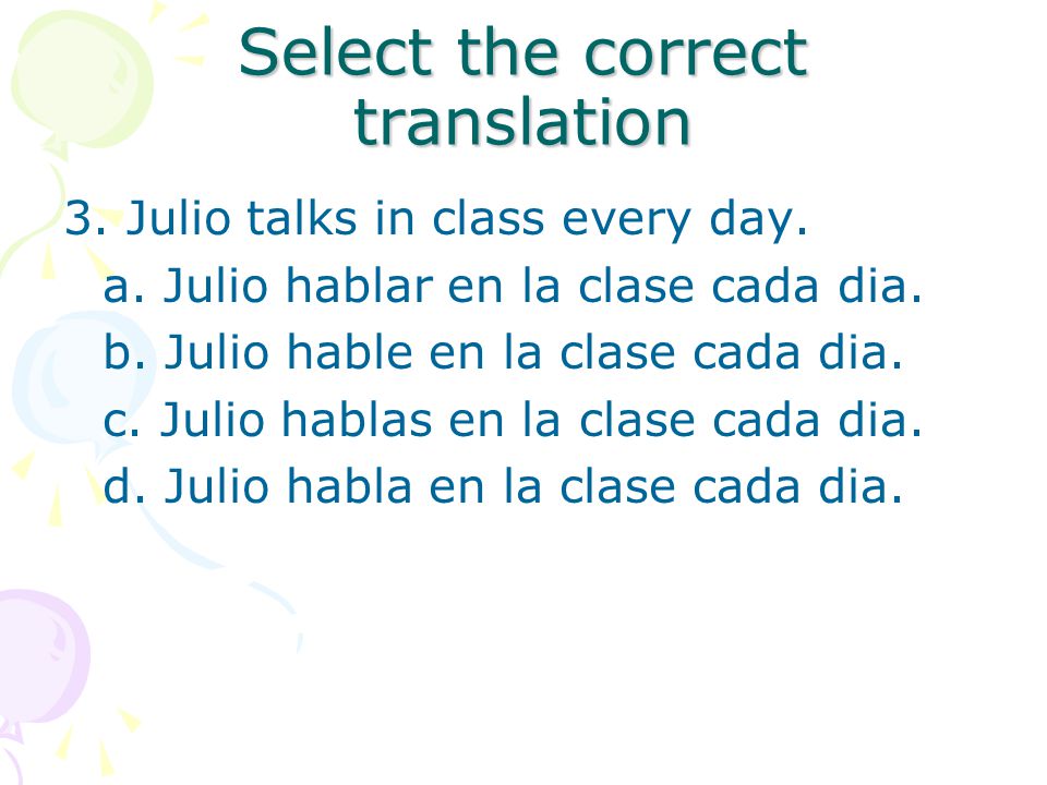 Sentence Structure in Spanish Grade 7 Spanish Señora de Flores. - ppt  download