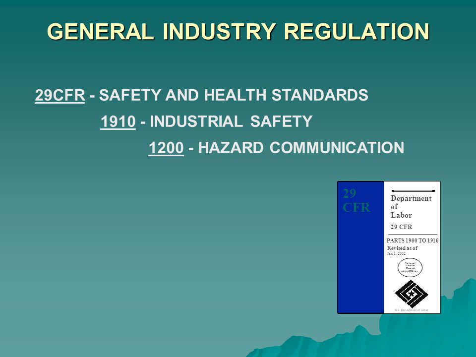 STUDENT LEARNING OUTCOMES  Interpret and Understand the Material Safety Data Sheet  Understand the Need for an MSDS  Understand the Different Sections of the MSDS  Know the Different OSHA Regulations Governing the MSDS  Understand the Access Requirements of MSDS