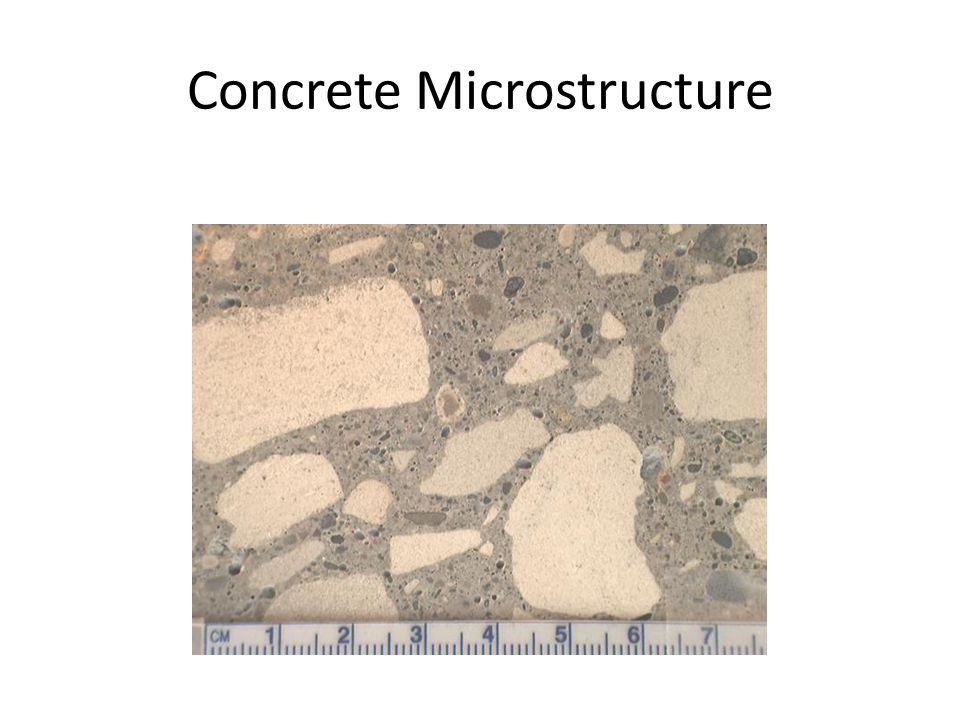 Concrete Microstructure