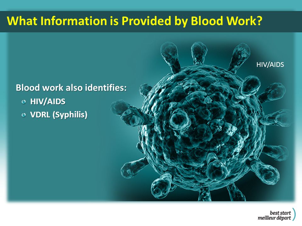 What Information is Provided by Blood Work.