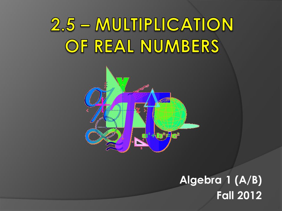 Algebra 1 (A/B) Fall 2012