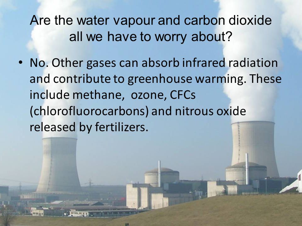Are the water vapour and carbon dioxide all we have to worry about.