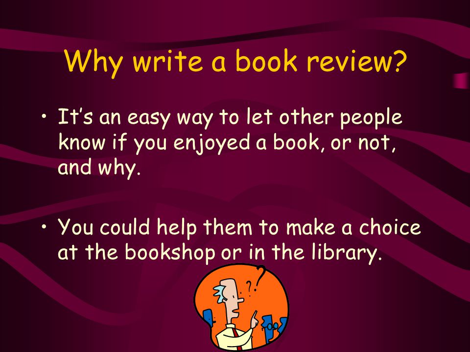 how to write book review for school