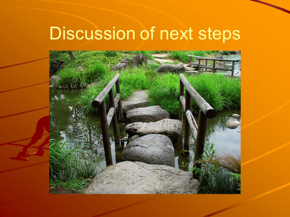 Discussion of next steps