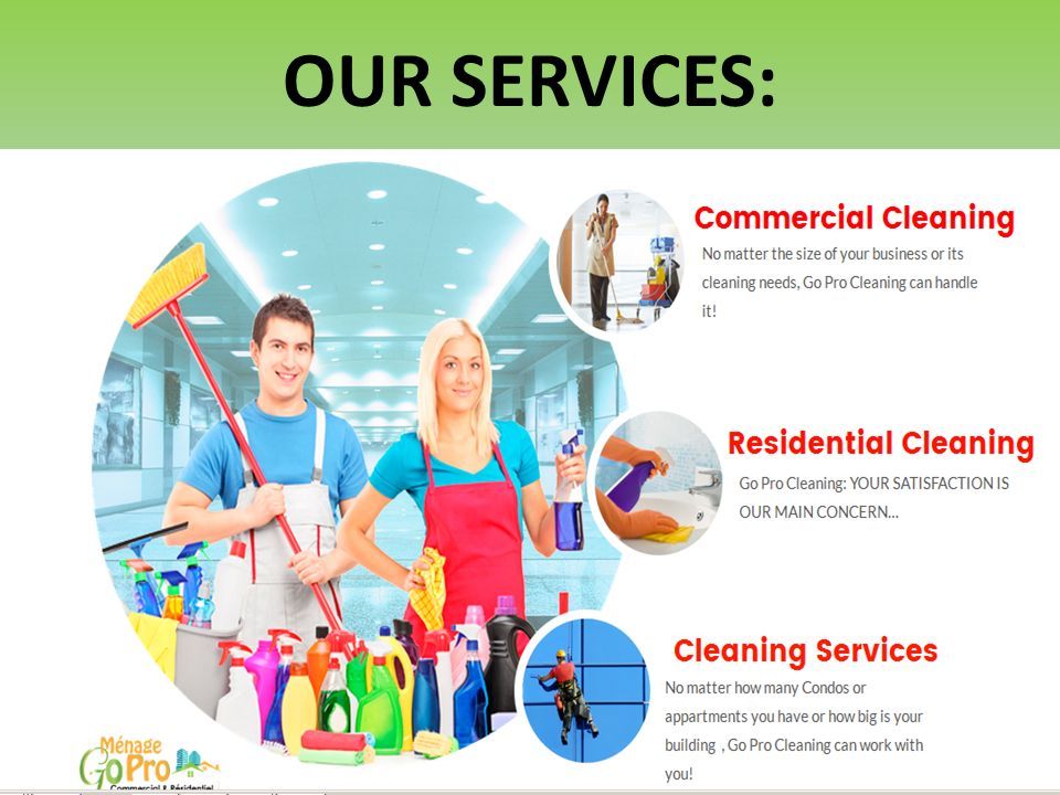 OUR SERVICES: