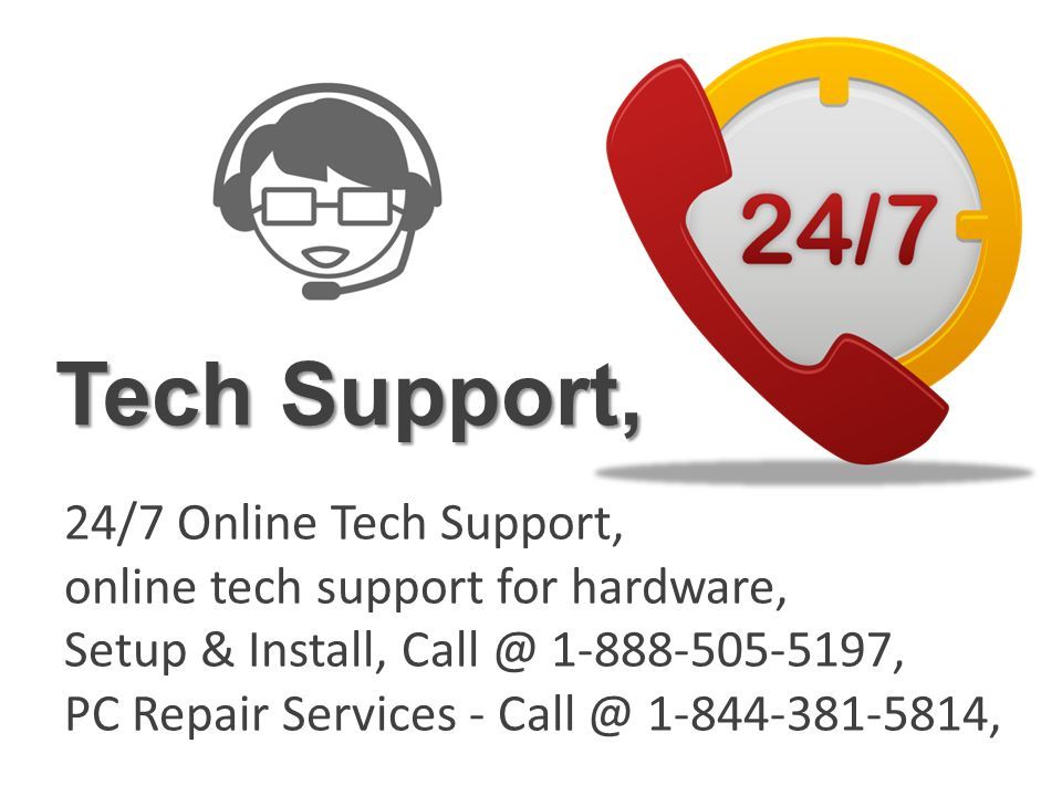 Tech Support, 24/7 Online Tech Support, online tech support for hardware, Setup & Install, , PC Repair Services ,