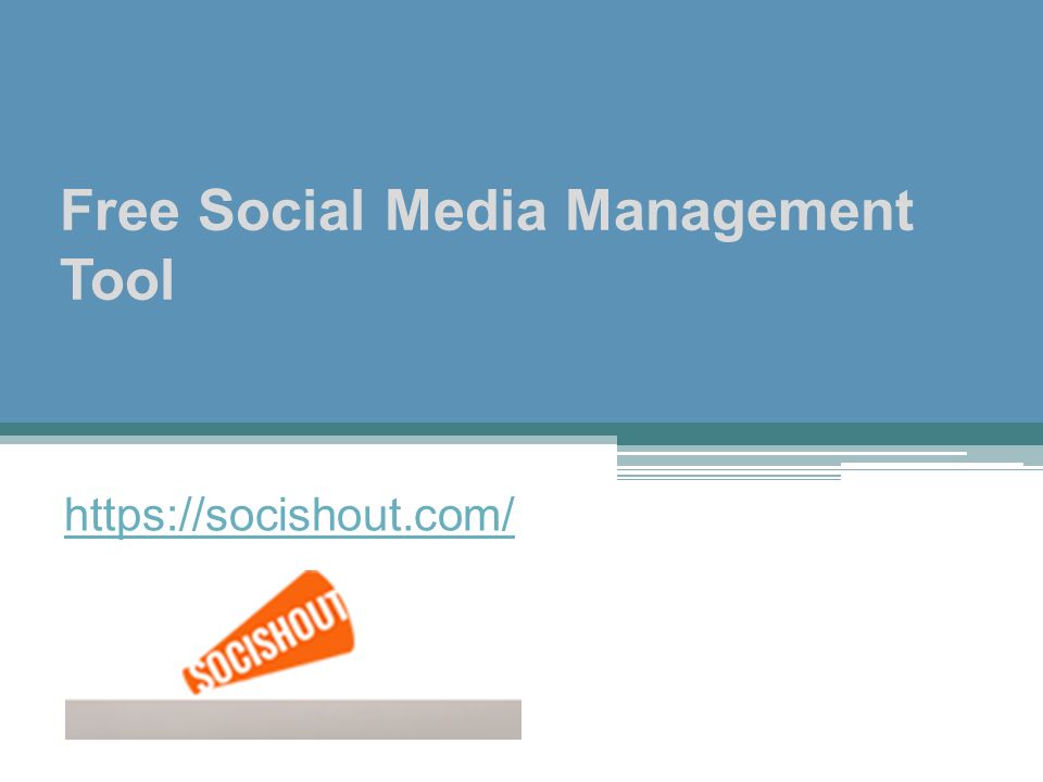 Free Social Media Management Tool