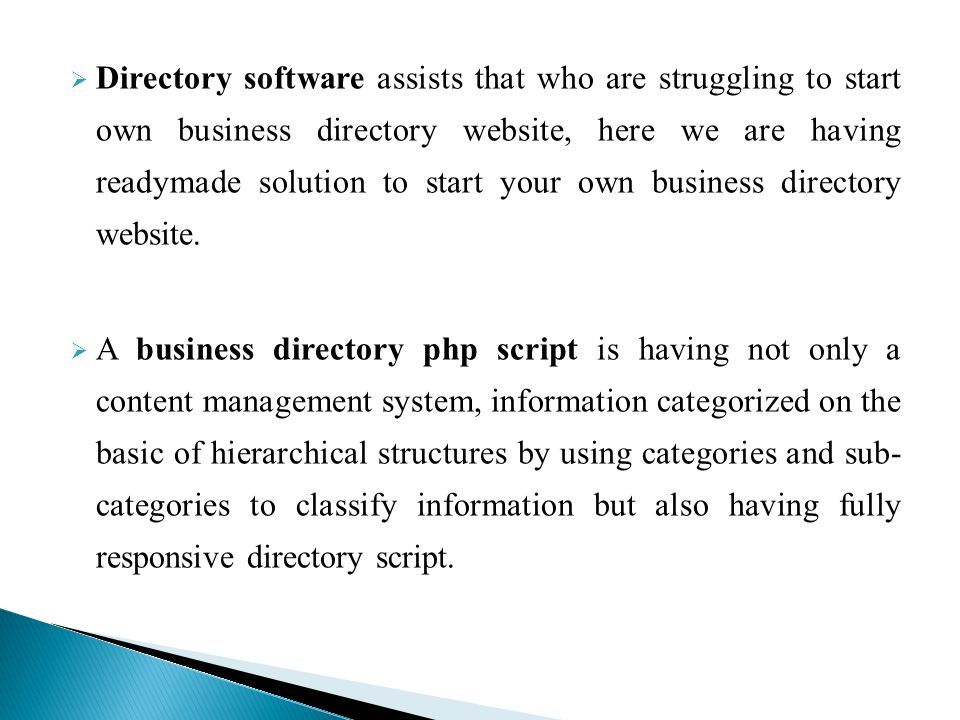  Directory software assists that who are struggling to start own business directory website, here we are having readymade solution to start your own business directory website.