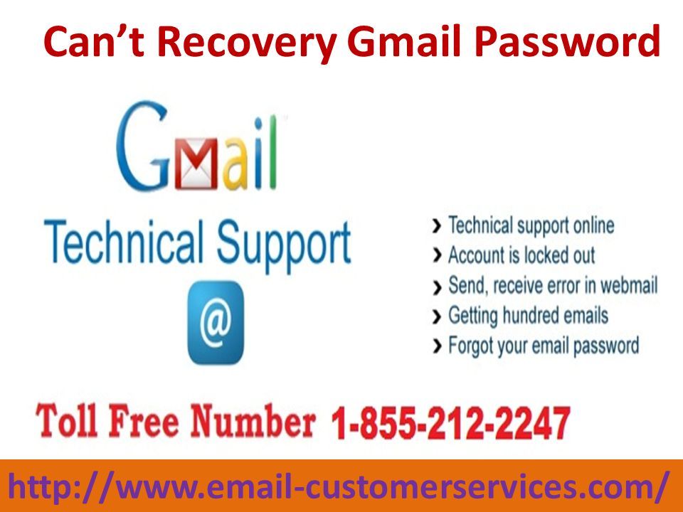 Can’t Recovery Gmail Password