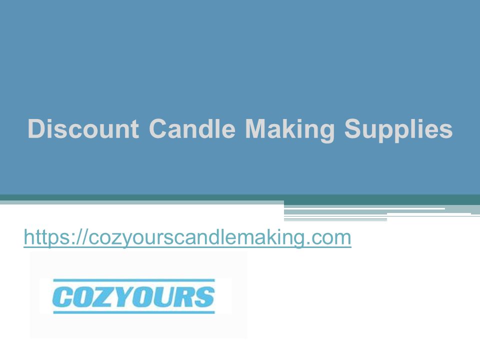 Discount Candle Making Supplies